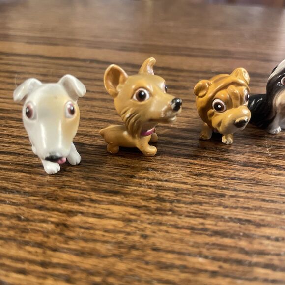 The Original Snubbies Collection Lot 4 Dog Figurine Tiny Bull Terrier, Sharpie - Picture 3 of 9